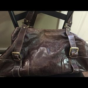 Kenneth Cole stressed leather bag